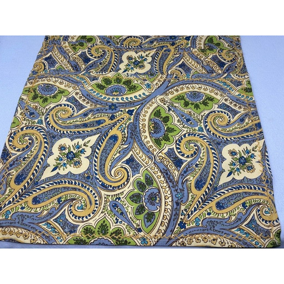 April Cornell Placemats Blue Yellow Floral Paisley Set Of 4 Spring Cottage - Picture 2 of 8
